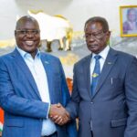 Minister of Interior Hon. Aleu Ayieny Alieu, conducted his first official visit to Governor Emmanuel Adil Anthony at the Central Equatoria State Secretariat.