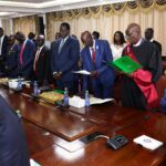 Governor Emmanuel Adil Anthony launched new dustbins distribution in Juba.