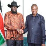 President Salva Kiir Mayardit on Thursday met with his South African counterpart, H.E. Cyril Ramaphosa.