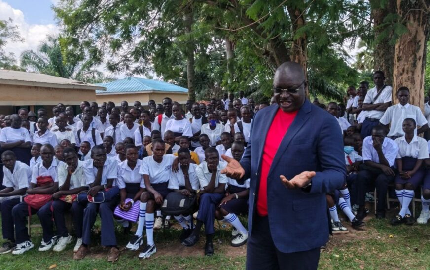 Governor Adil Declared Yei day Secondary school as Both Day and Bording school during his visit to Yei