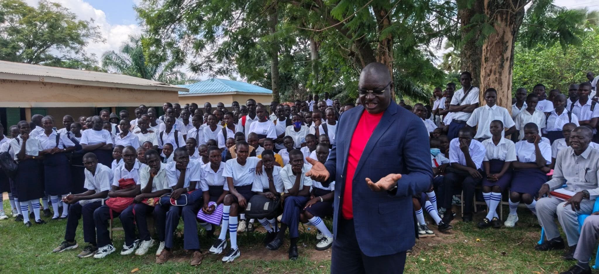 Governor Adil Declared Yei day Secondary school as Both Day and Bording school during his visit to Yei