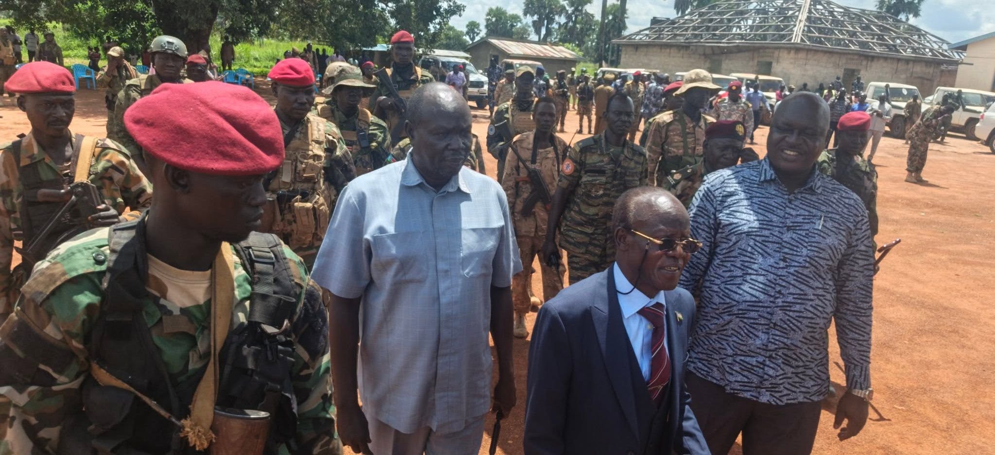 Dr.Wani Igga, has departed Yei River County for Juba following a visit to Yei
